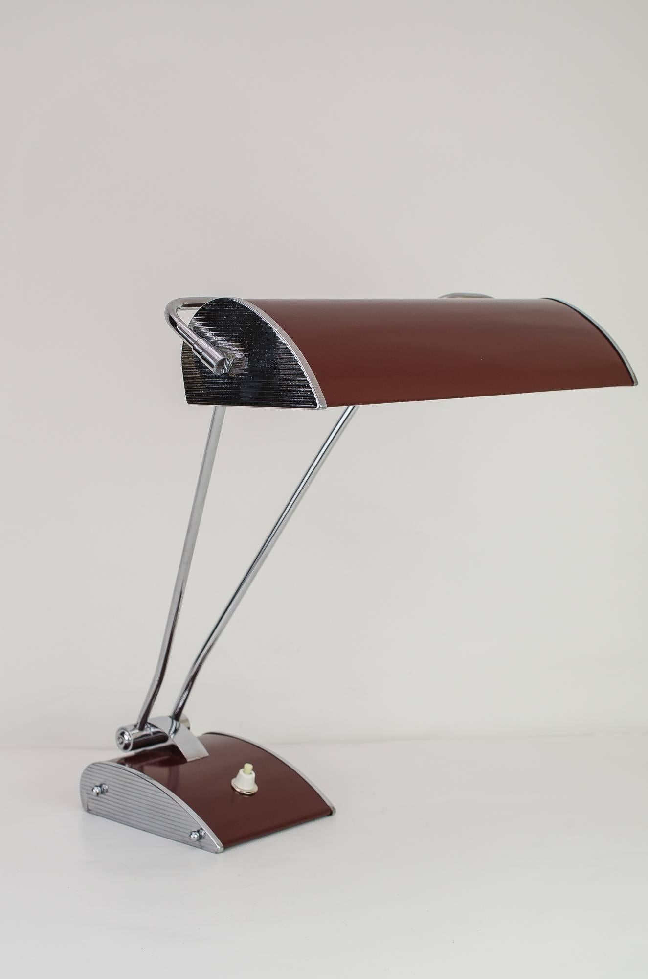 Mid-Century Modern Eileen Gray Table Lamp for Jumo, 1955