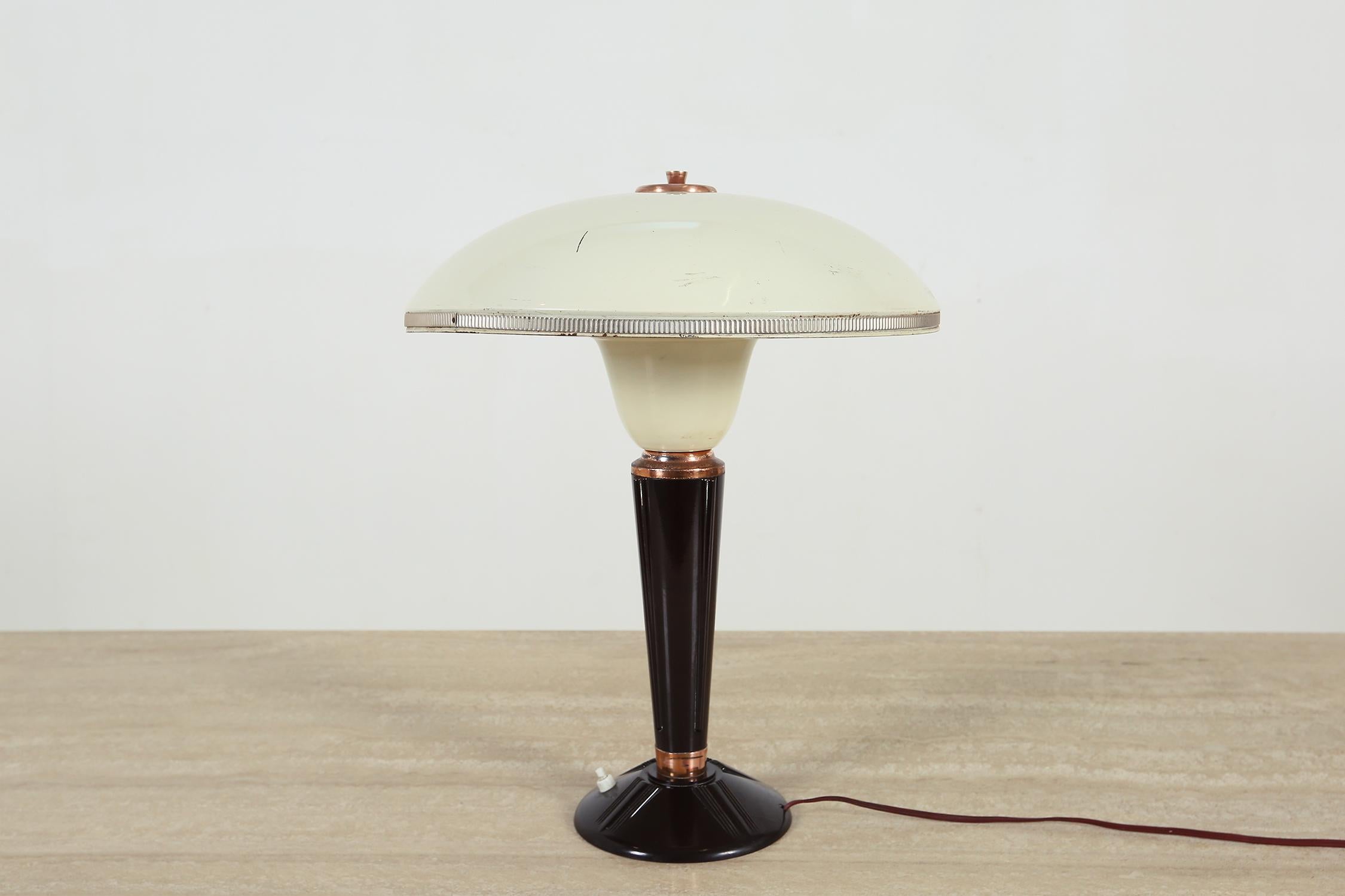 Mid-Century Modern Lampe à poser Eileen Gray pour Jumo