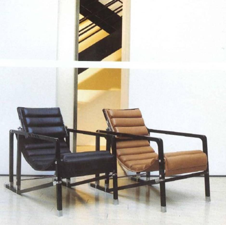 Post-Modern Eileen Gray, Transat Chair by Andrée Putman, Ecart International