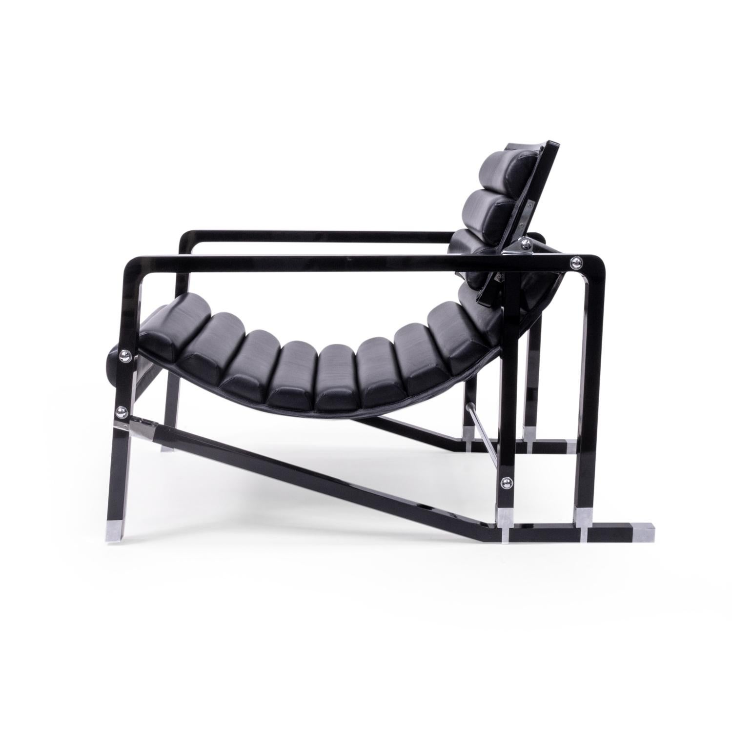 Metal Eileen Gray Transat Lounge Chair For Sale