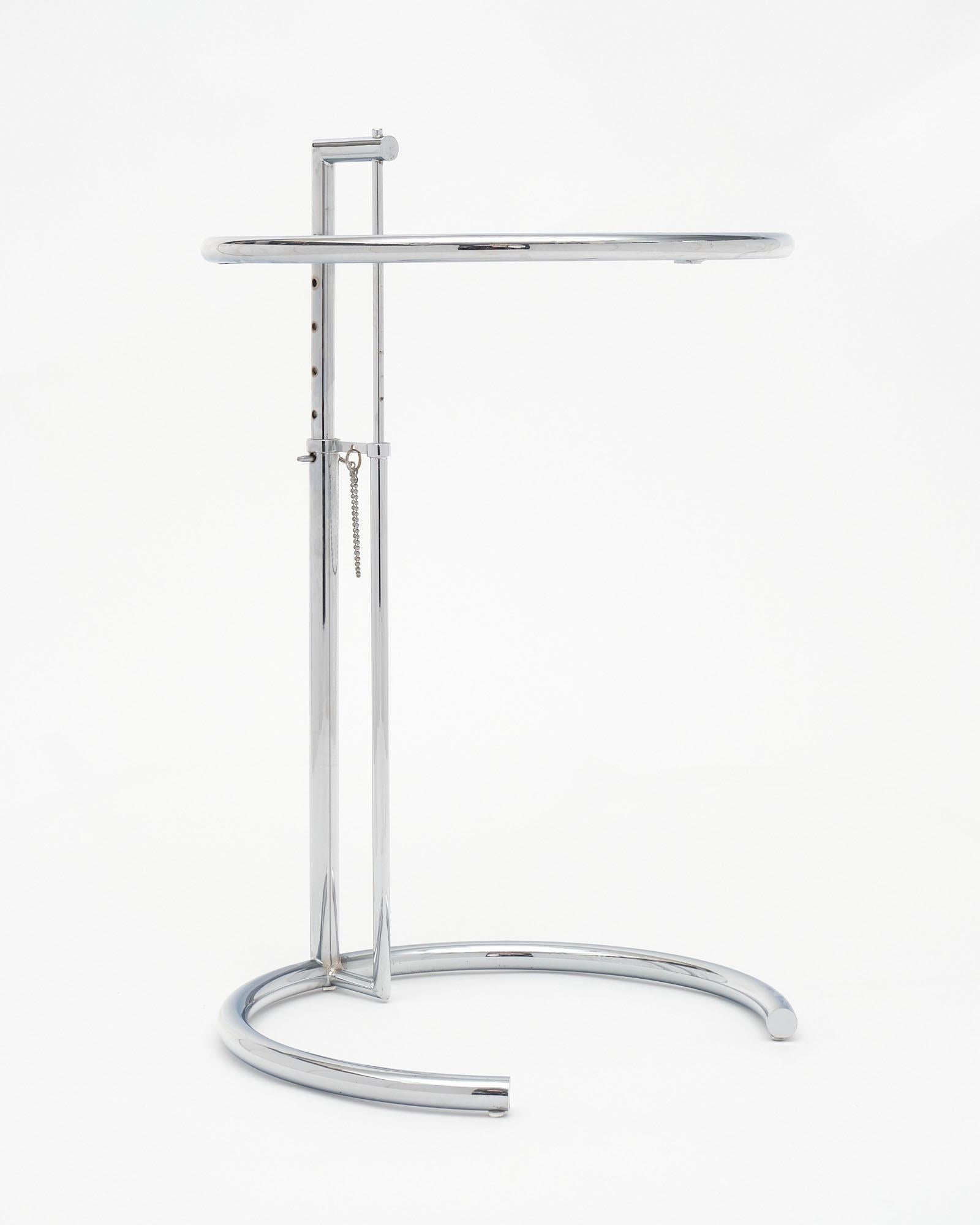 French E 1027 Adjustable Table Attributed to Eileen Gray For Sale