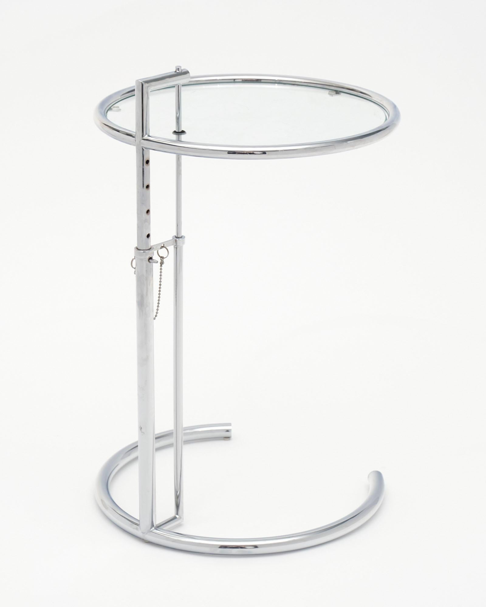 Mid-20th Century E 1027 Adjustable Table Attributed to Eileen Gray For Sale