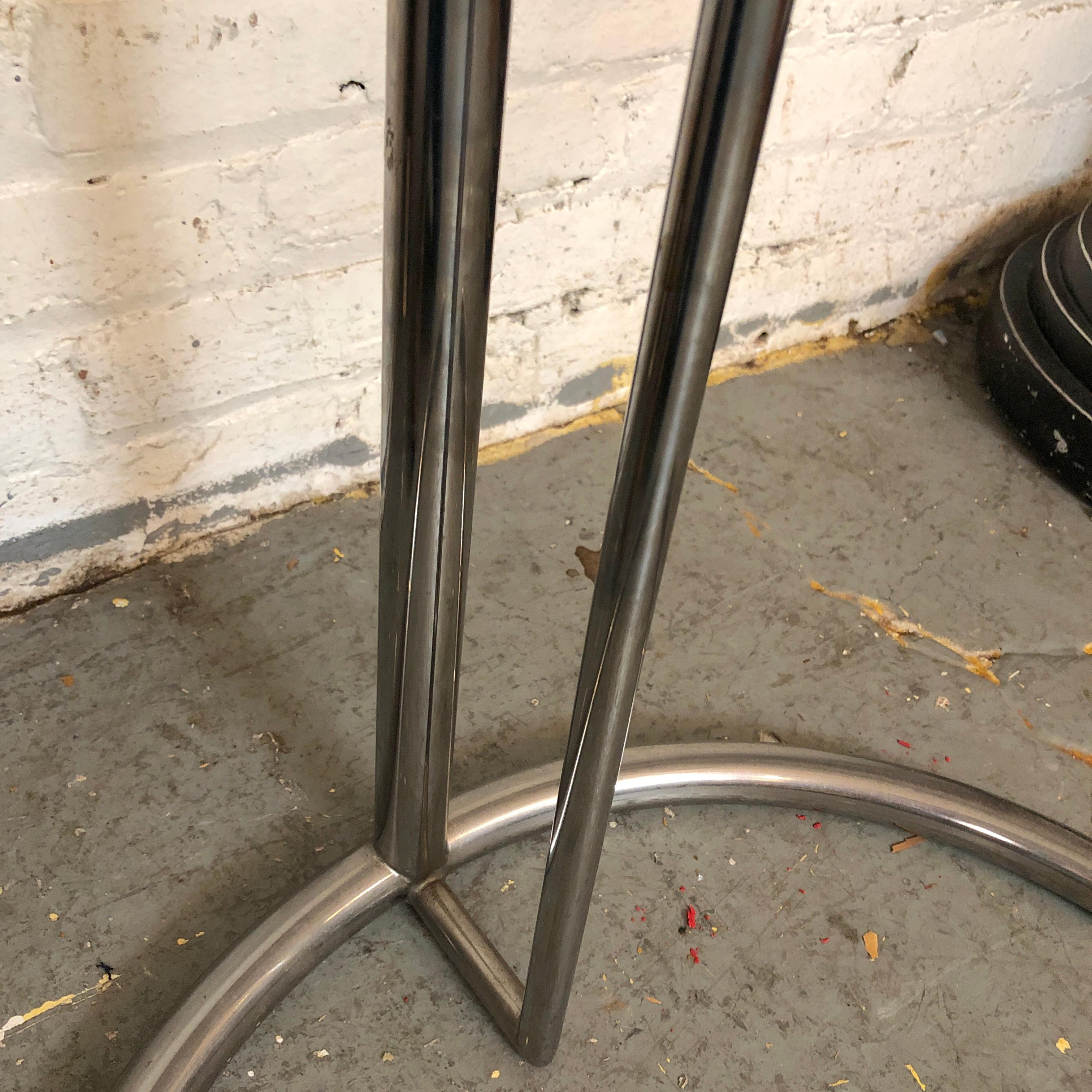 Eileen Grey for Classicon Chrome Table For Sale 6