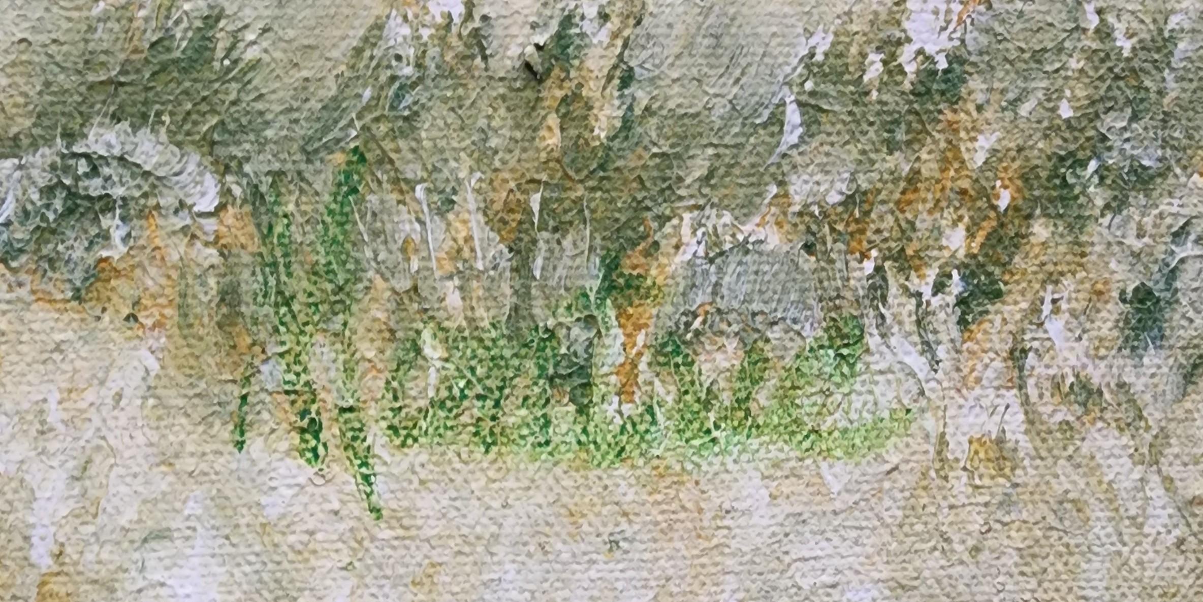 Croquet per coppie, Vintage By, gioco pomeridiano, Montrec - Painting Impressionismo americano di Eileen Jones