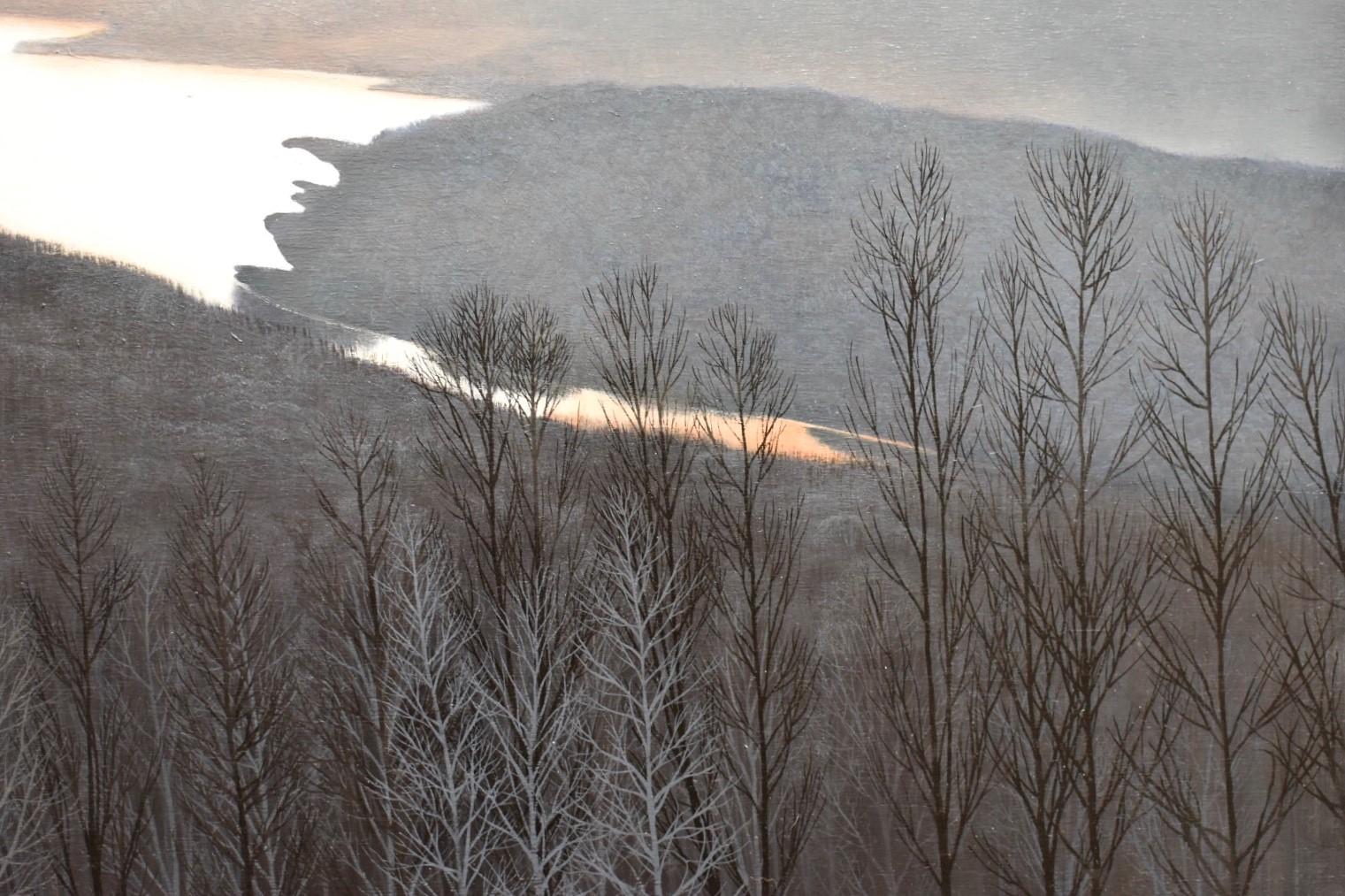 Cusp (Photorealist Landscape Painting of the Hudson River Valley from Olana) 4
