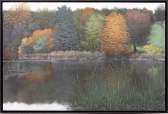 I Rhyme So I Can See Myself (Contemporary Hyperrealist Landscape in Autumn)
