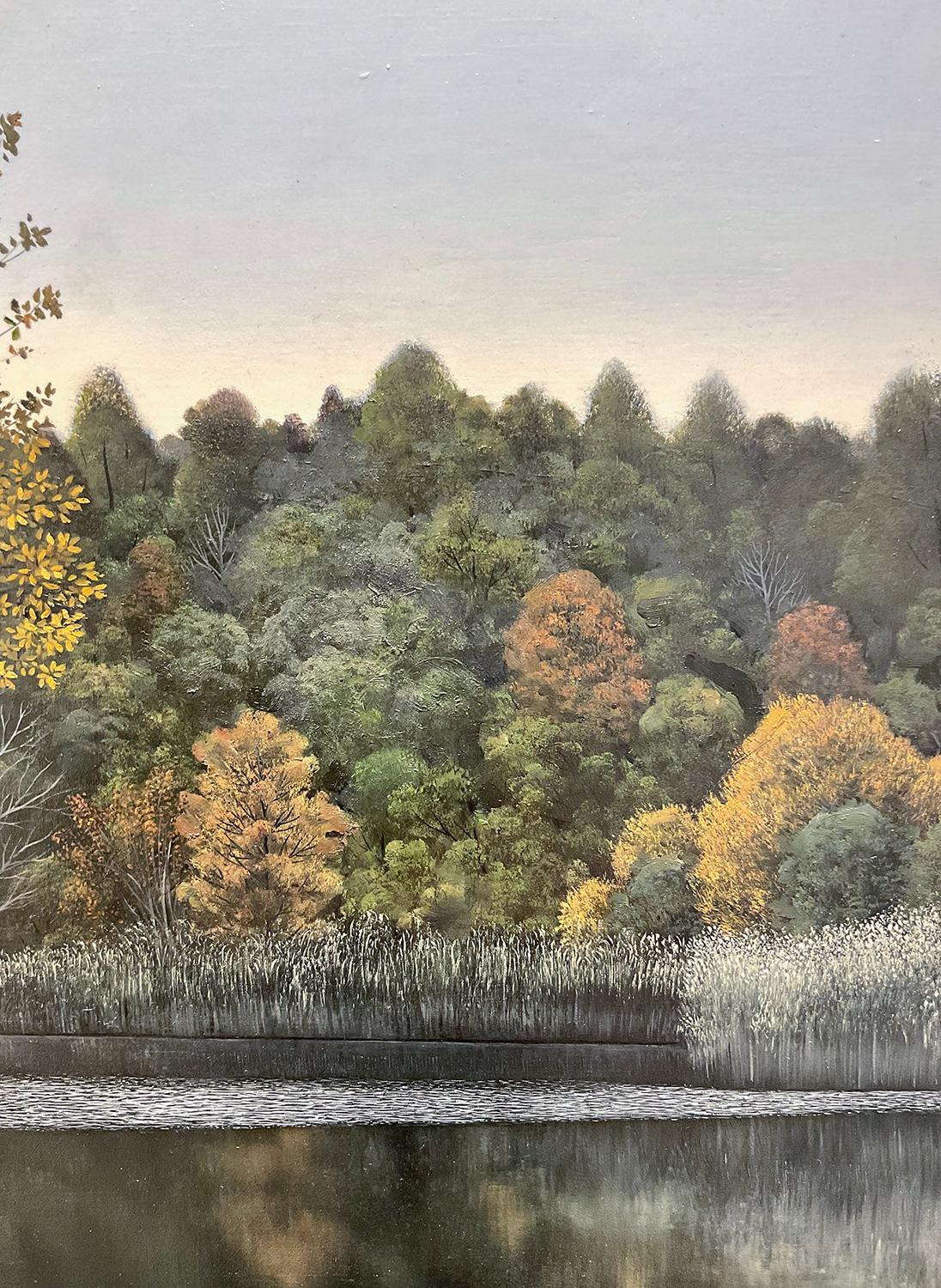 Indifferent Ponds (Photorealist Landscape Painting of the Hudson River Valley) 2