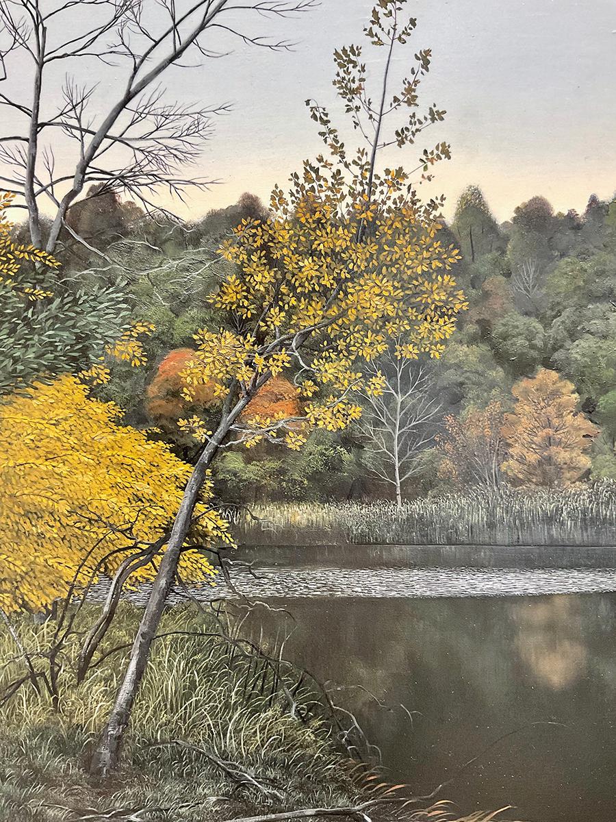 Indifferent Ponds (Photorealist Landscape Painting of the Hudson River Valley) 3