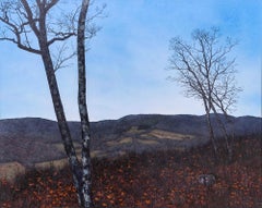 Other Friends May Walk In Sight (Contemporary Photorealist Landscape in Autumn)