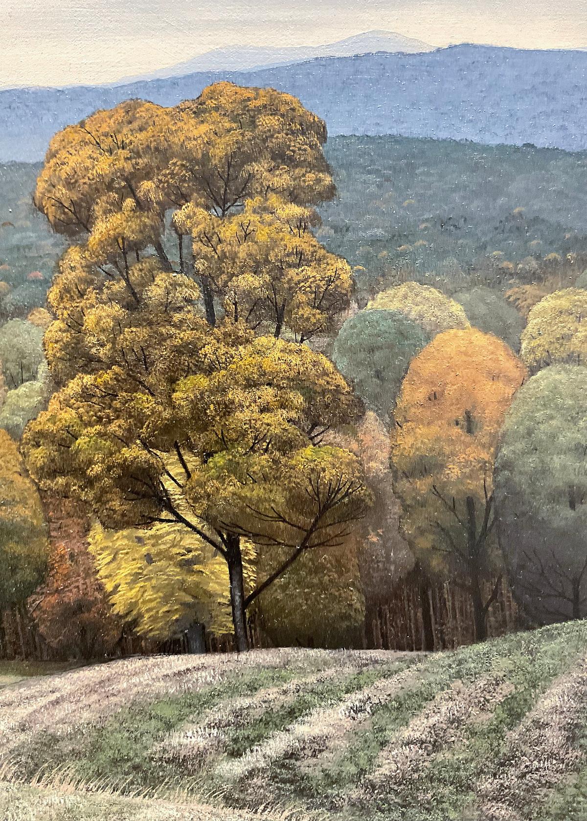 Our Arms (Photorealist Landscape Painting of the Hudson River Valley from Olana) 2