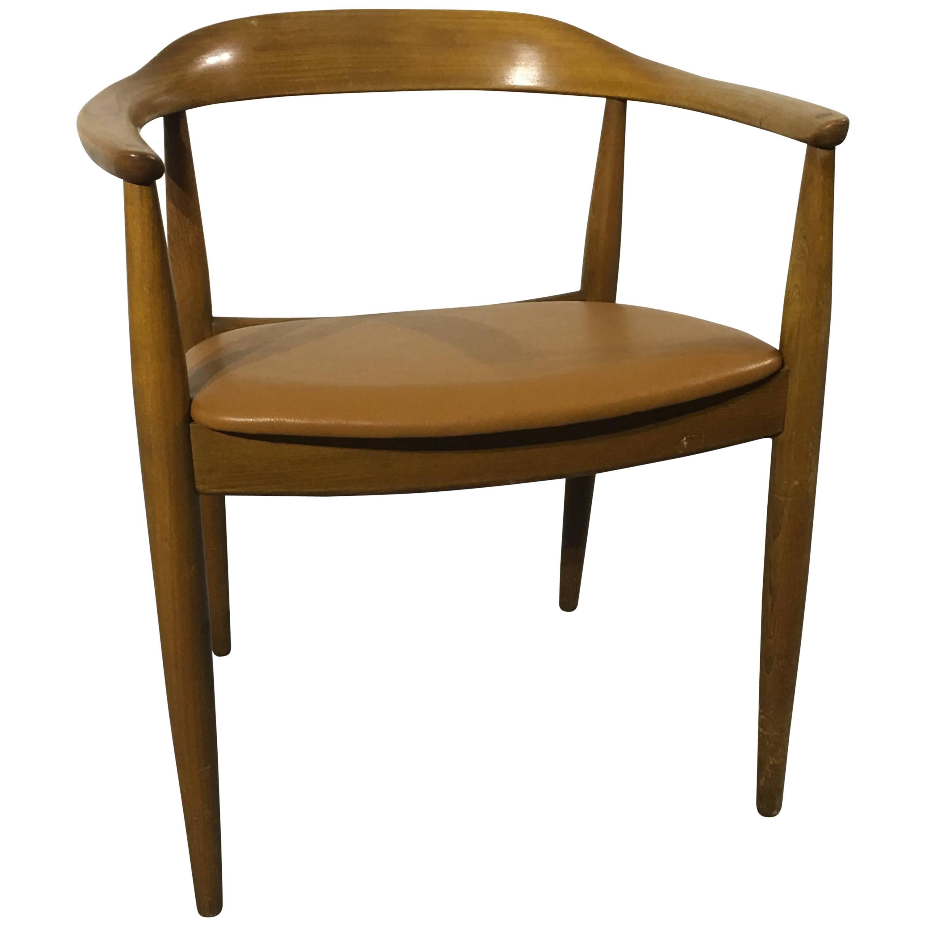 Eilersen from Illum Wikkelsø Armchair Mid-Century Modern 1960s Cognac Leather For Sale