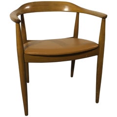 Eilersen from Illum Wikkelsø Armchair Mid-Century Modern 1960s Cognac Leather