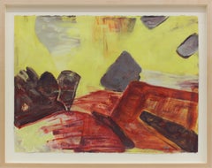 "Dream Abstraction #11" - abstract painting - colorful work on paper
