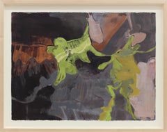 "Dream Abstraction #14" - abstract painting - colorful work on paper