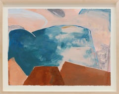 "Dream Abstraction #27" - abstract painting - colorful work on paper