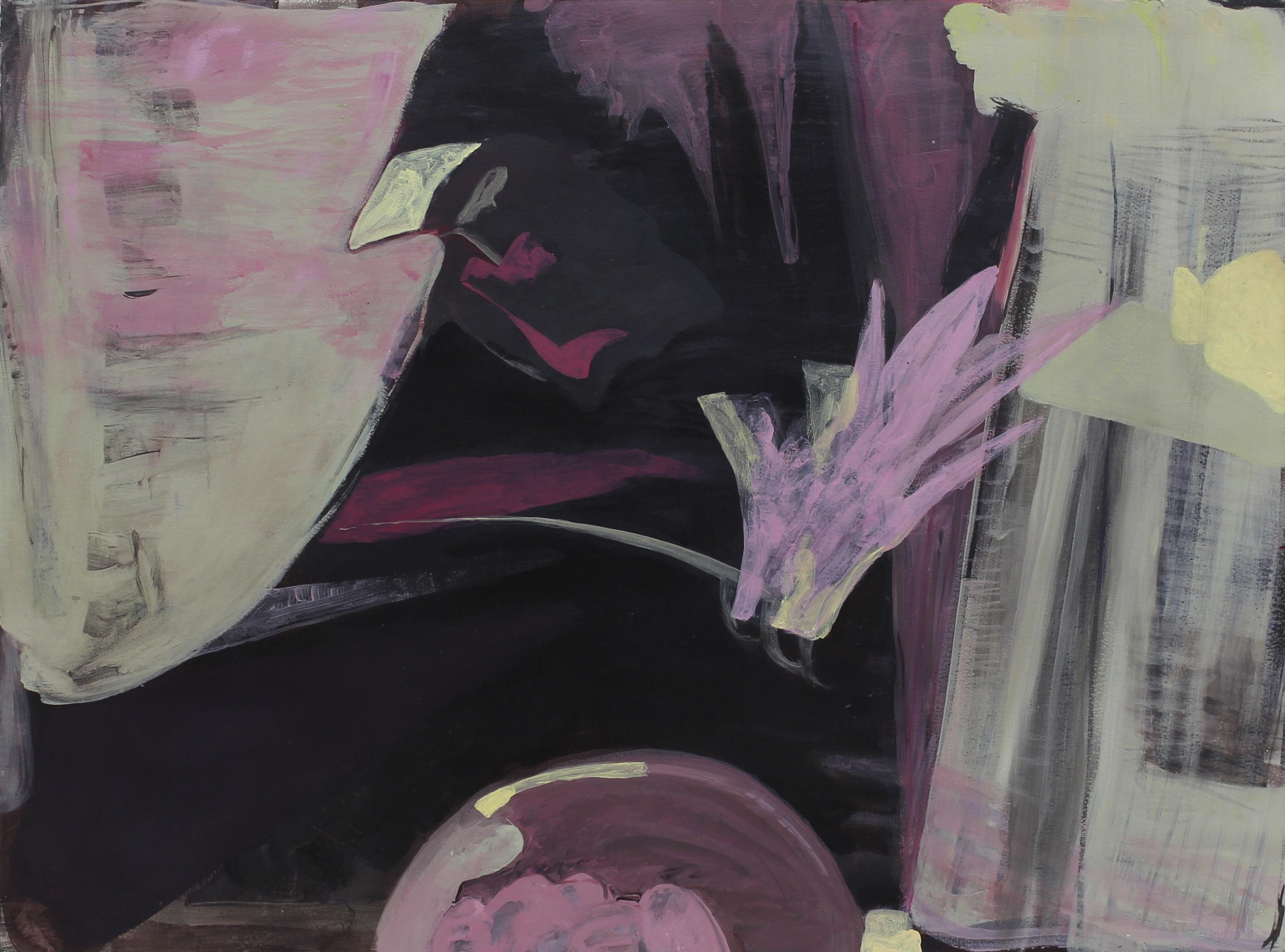 Eilis Crean Abstract Painting – „Dream Abstraction #3“ – abstraktes Gemälde – farbenfrohes Werk auf Papier