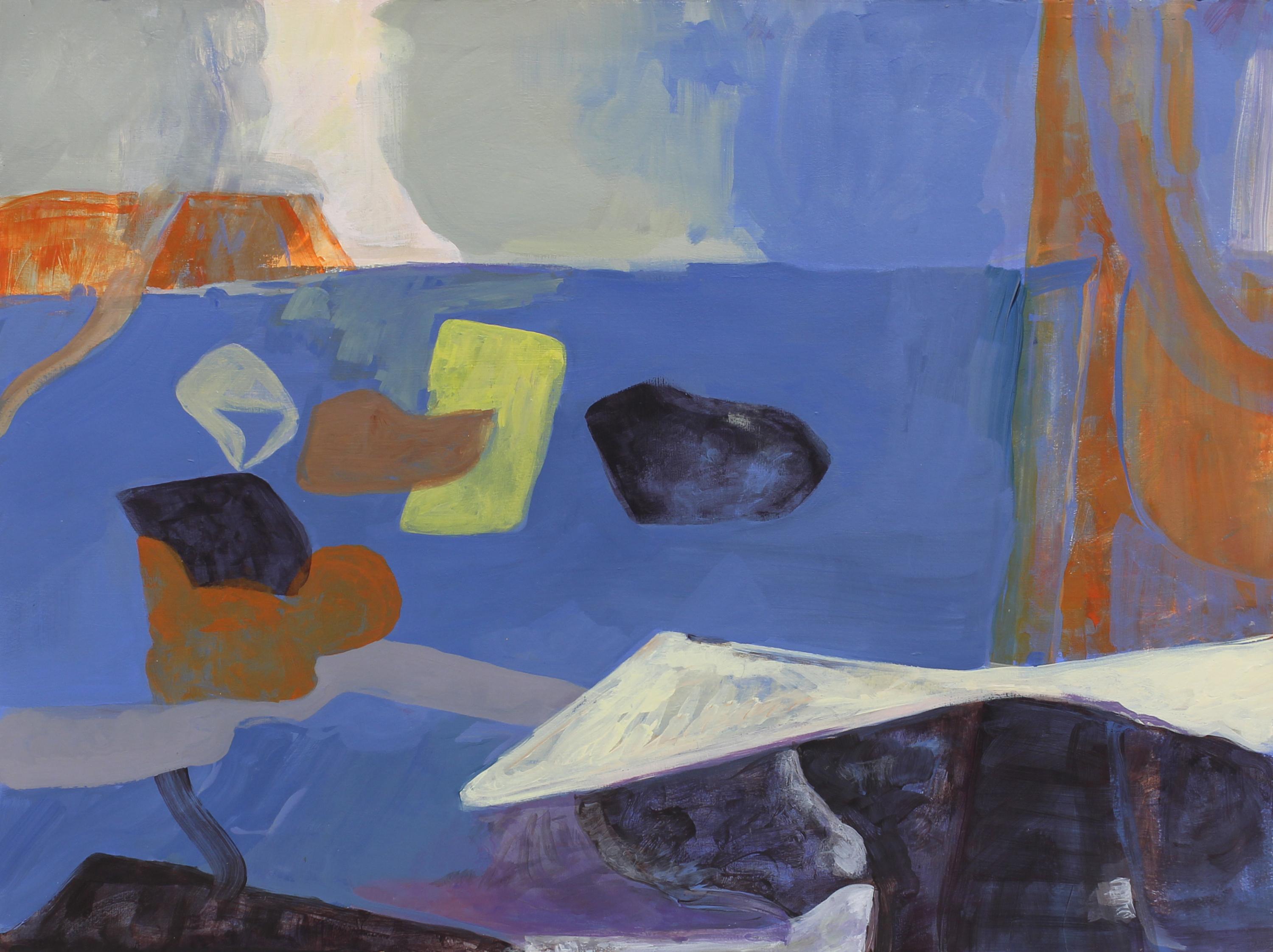 Eilis Crean Abstract Painting – „Dream Abstraction #38“ – abstraktes Gemälde – farbenfrohes Werk auf Papier