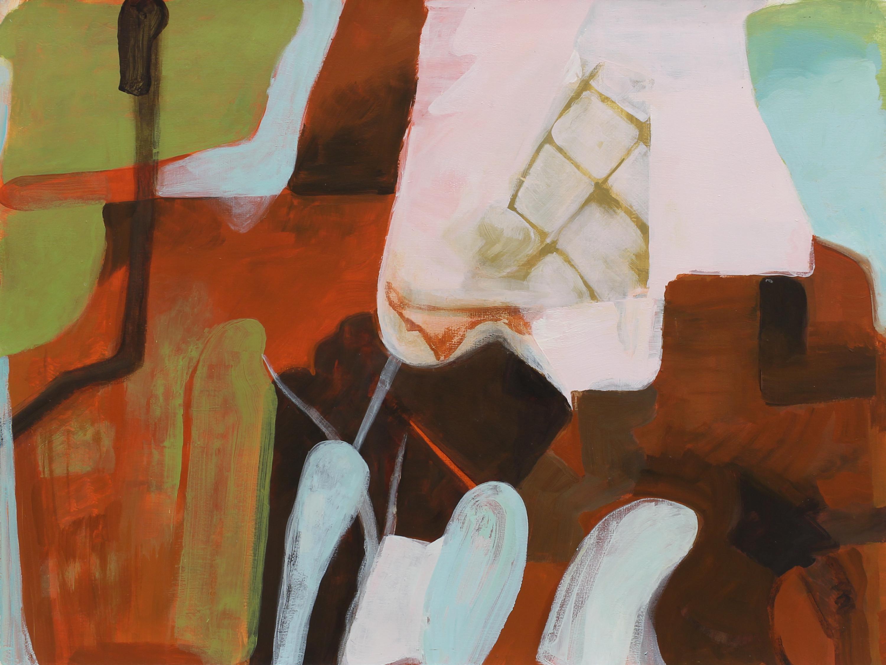 Eilis Crean Abstract Painting – „Dream Abstraction #48“ – abstraktes Gemälde – farbenfrohes Werk auf Papier