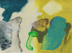 „Dream Abstraction #59“ – abstraktes Gemälde – farbenfrohes Werk auf Papier