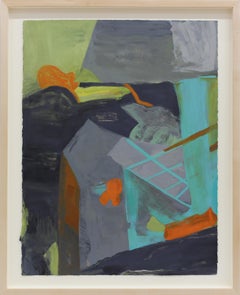 "Dream Abstraction #65" - pittura astratta - opera colorata su carta