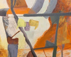 "It's Been a While Since Finn Passed Here" - abstract landscape, expressive