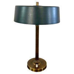 Einar Backström Brass Table Lamp, Sweden 1950’s