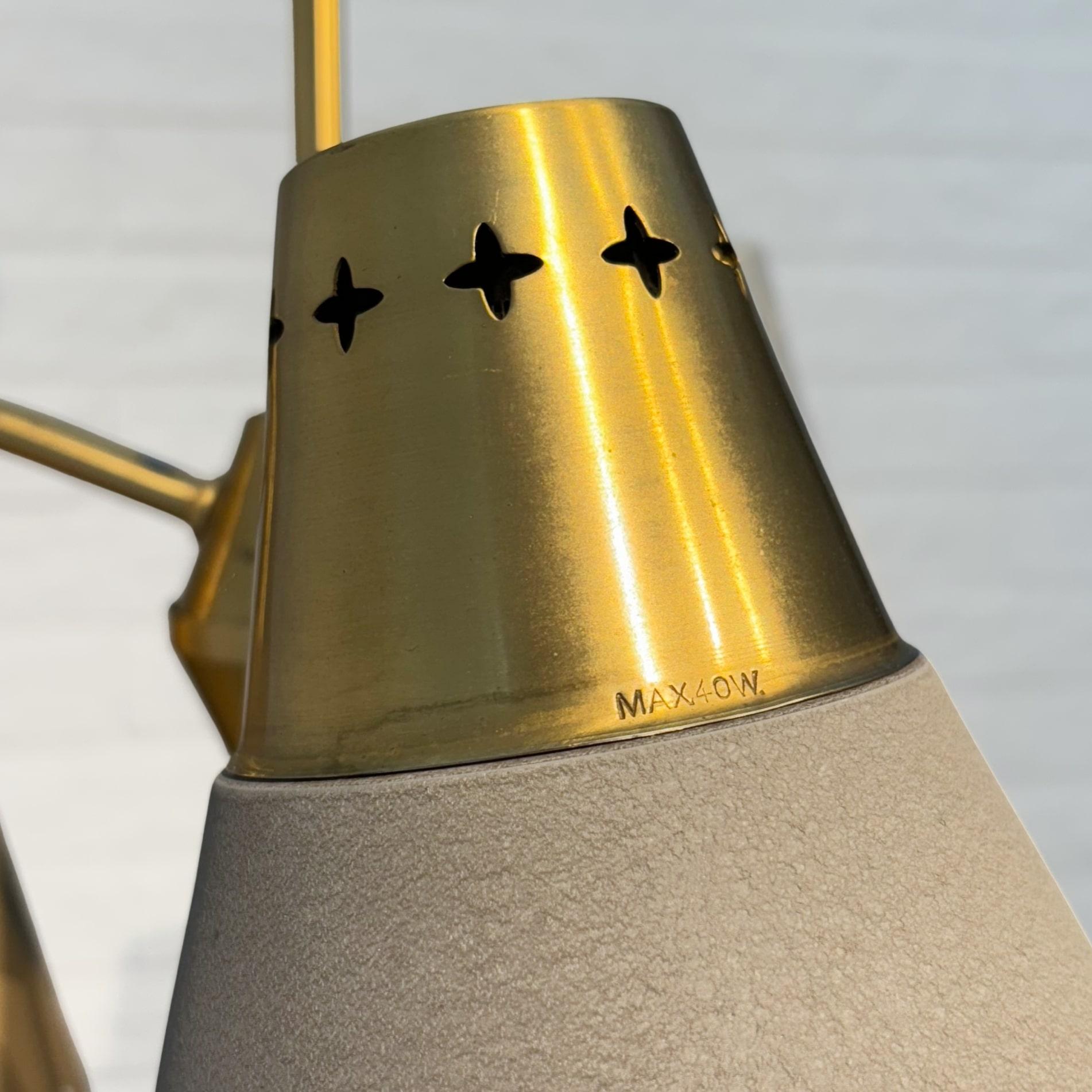 Lampada a sospensione modernista di metà secolo di Einar Bäckström, Svezia, anni '50 in vendita 3
