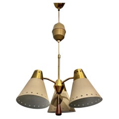 Lampada a sospensione modernista di metà secolo di Einar Bäckström, Svezia, anni '50