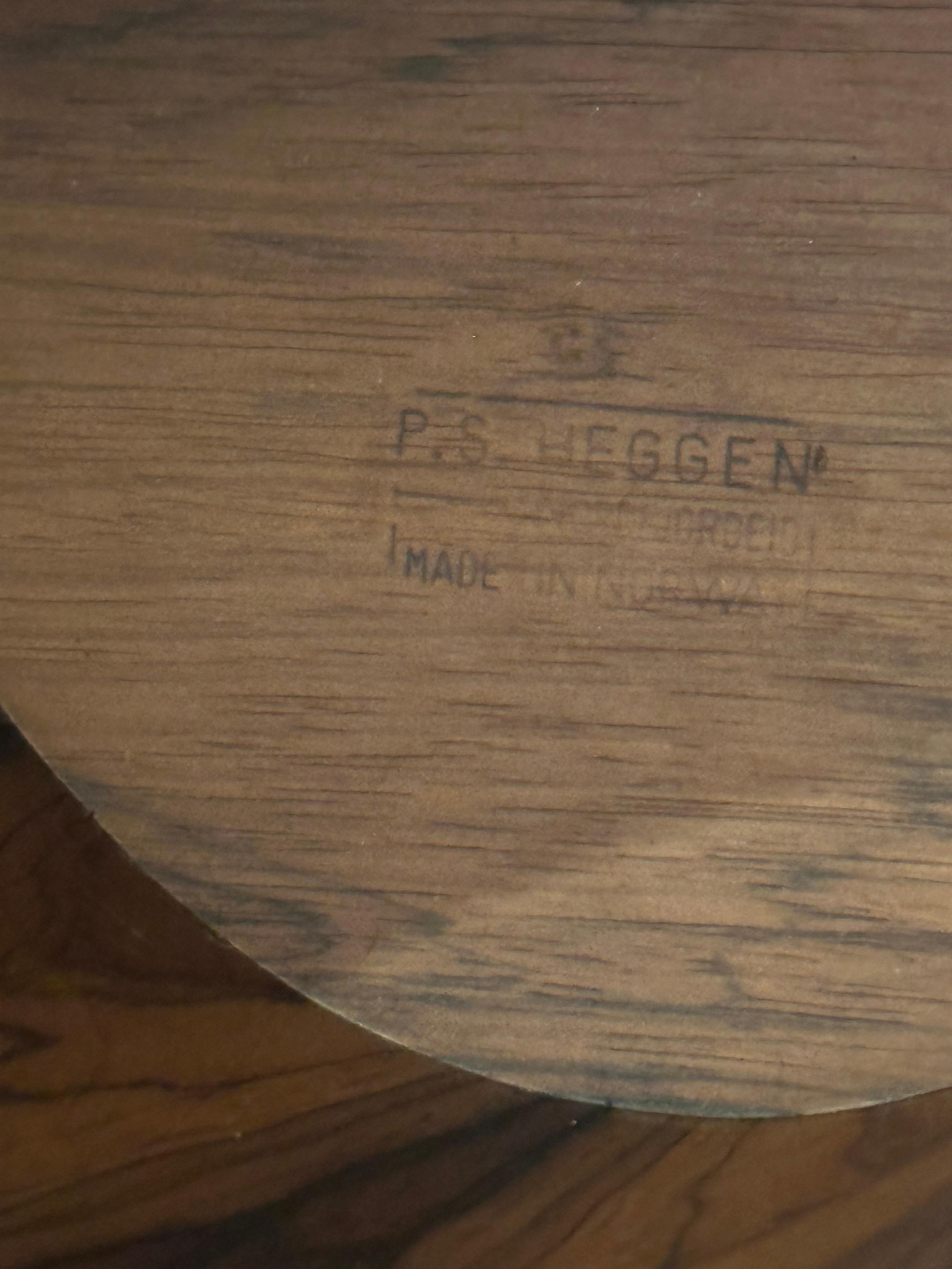 Einar Barnes for p.s. Heggen Scandinavian Modern Rosewood Wastebasket 7