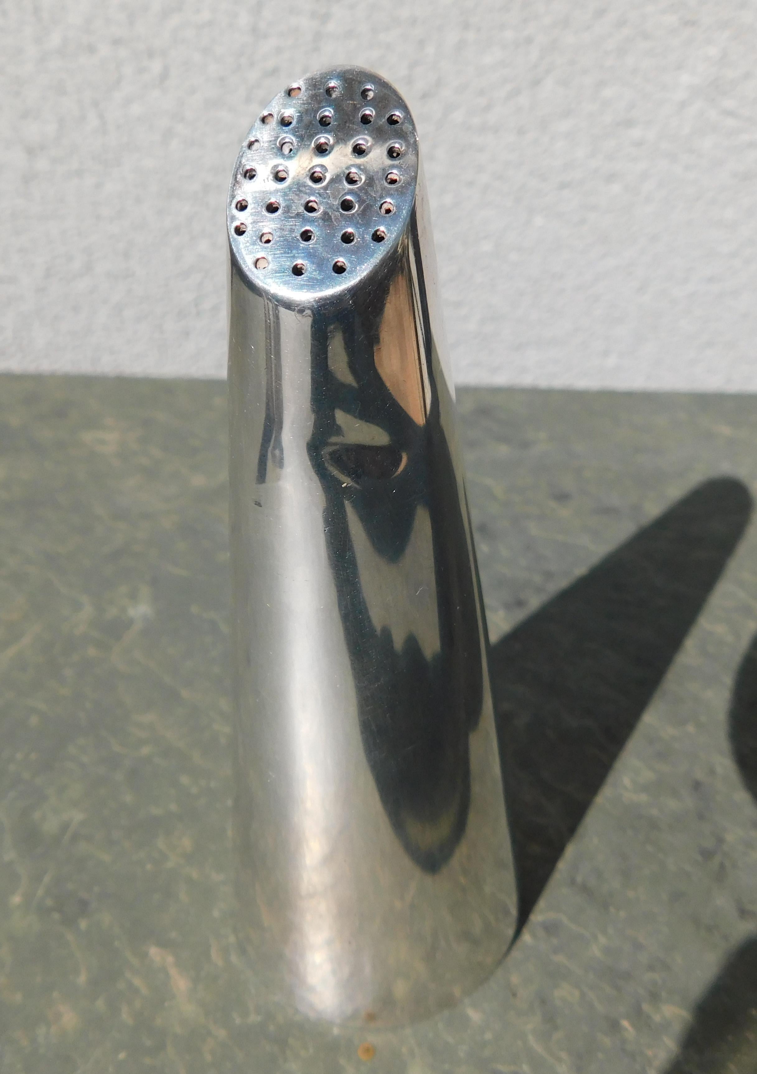 Einar Dragsted Modernist Sterling Denmark Salt, Pepper and Creamer im Angebot 7