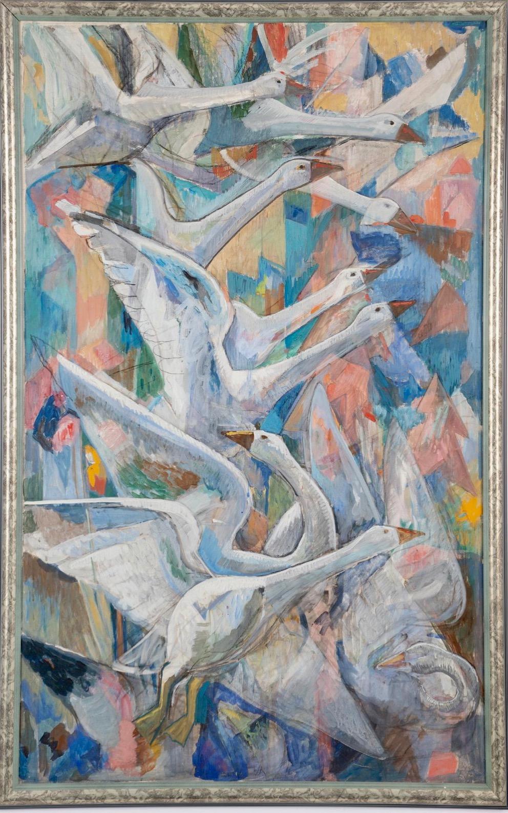 La danza del cigno - Painting di Einar Forseth