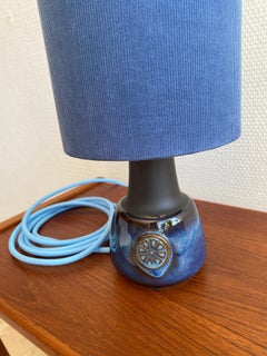 Einar Johansen for Søholm Stentøj — Danish Ceramic Table Lamp Model 1004, 1960s