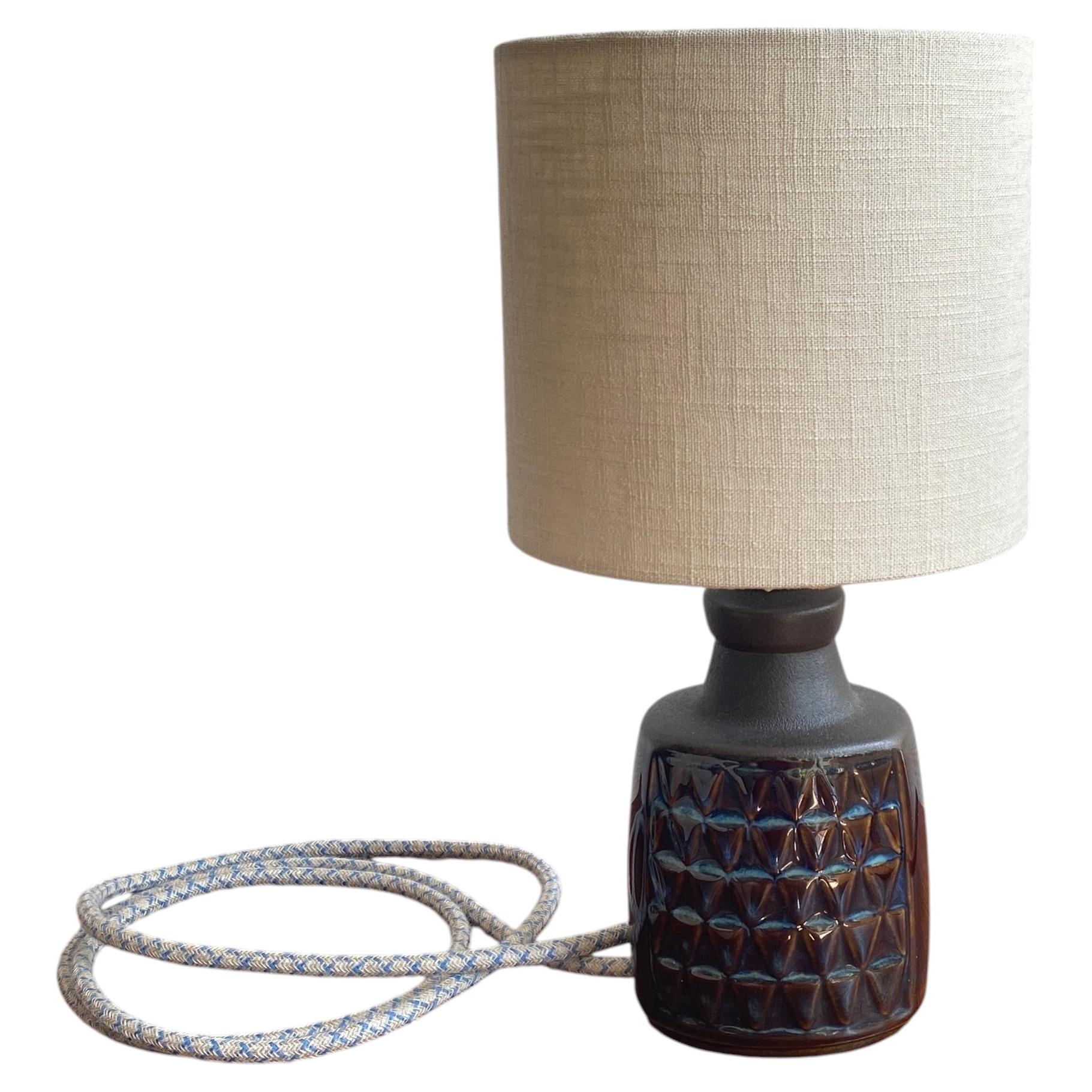 Einar Johansen for Søholm Stentøj — Danish Stoneware Table Lamp, Blue Series