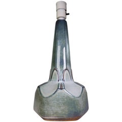 Einar Johansen für Soholm Aqua Blau:: Grün Dänische Moderne Handgemachte Lampe:: 1960er Jahre