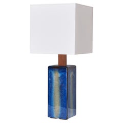 Einar Johansen Glazed Ceramic Table Lamp, Model 1071-1, Søholm, Denmark, 1960s