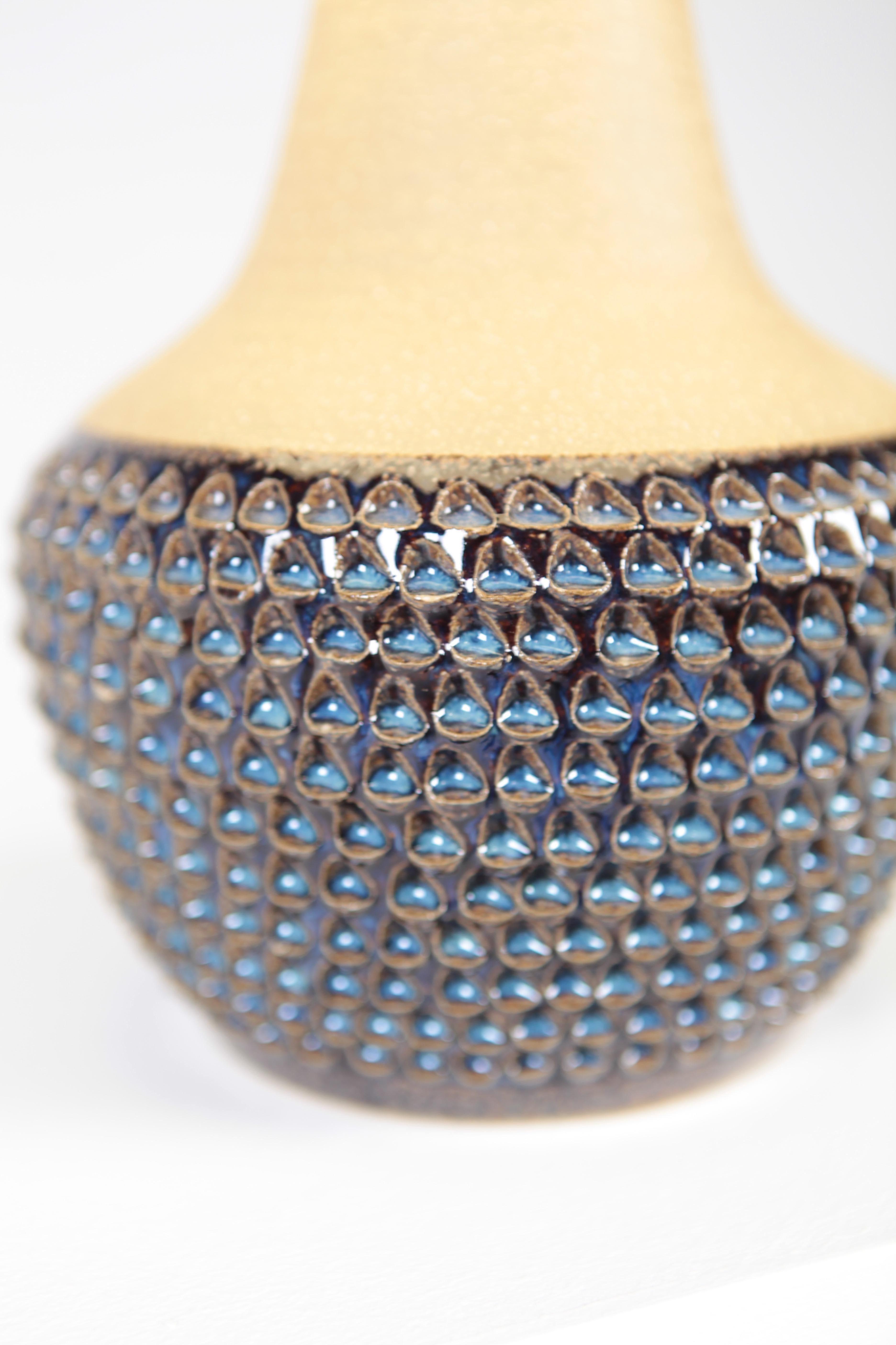 Scandinavian Modern Einar Johansen, Table Lamp, Glazed and Unglazed Stoneware, Söholm Stentöj, 1960s