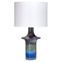 Einar Johansen Table Lamp in Gradient Glazed Ceramic, Søholm, Denmark, 1960s