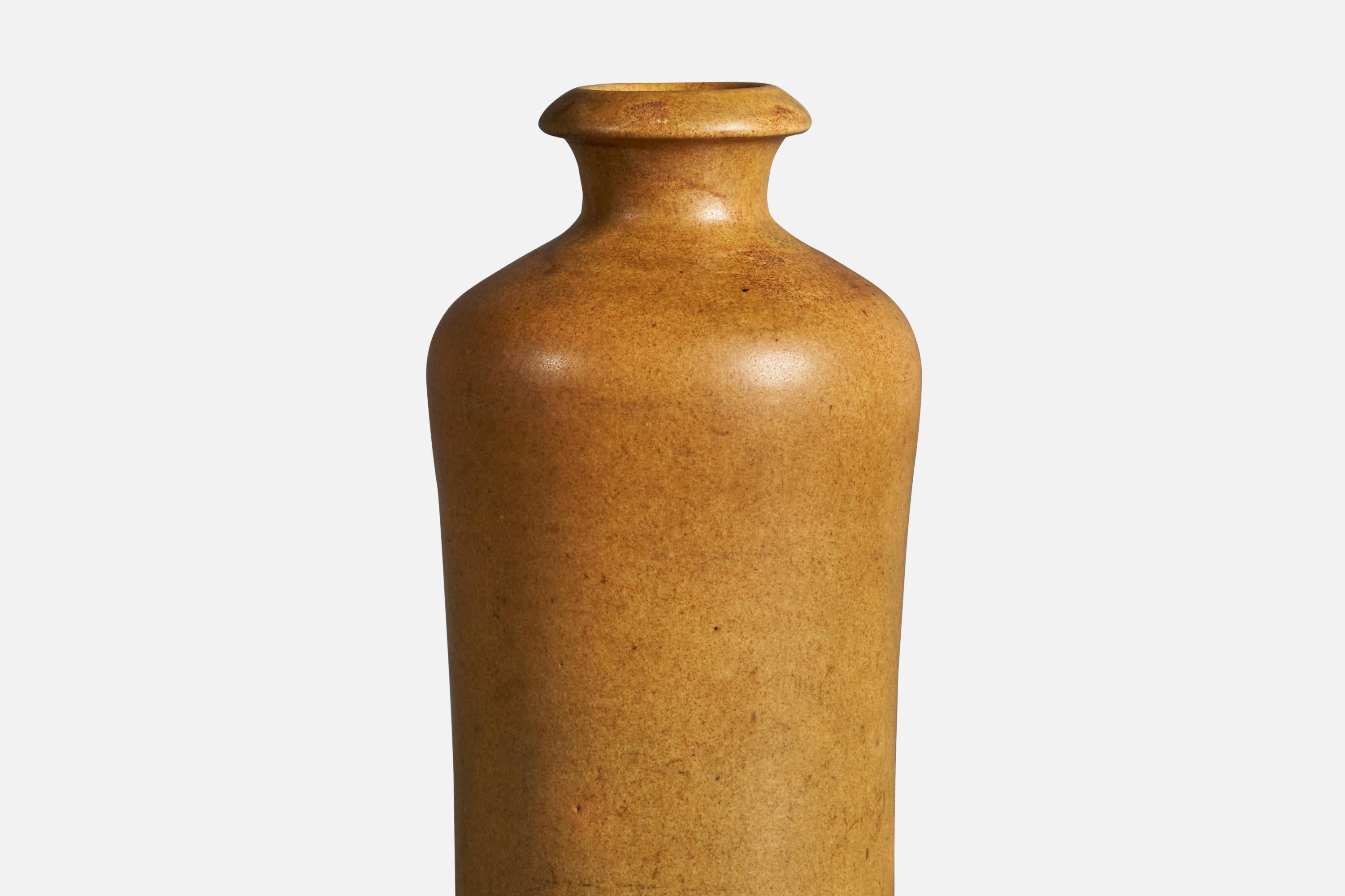 Danish Einar Johansen, Vase, Stoneware, Denmark, 1960s For Sale