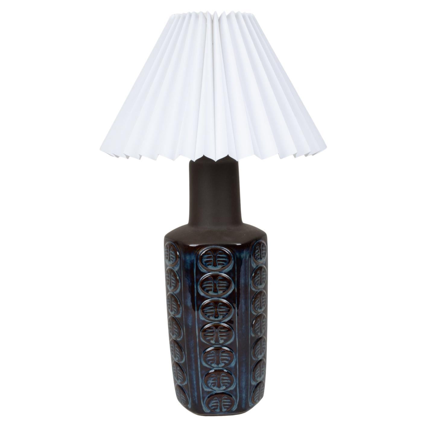 Einar Johansen for Soholm Danish Midcentury Glazed Ceramic Table Lamp