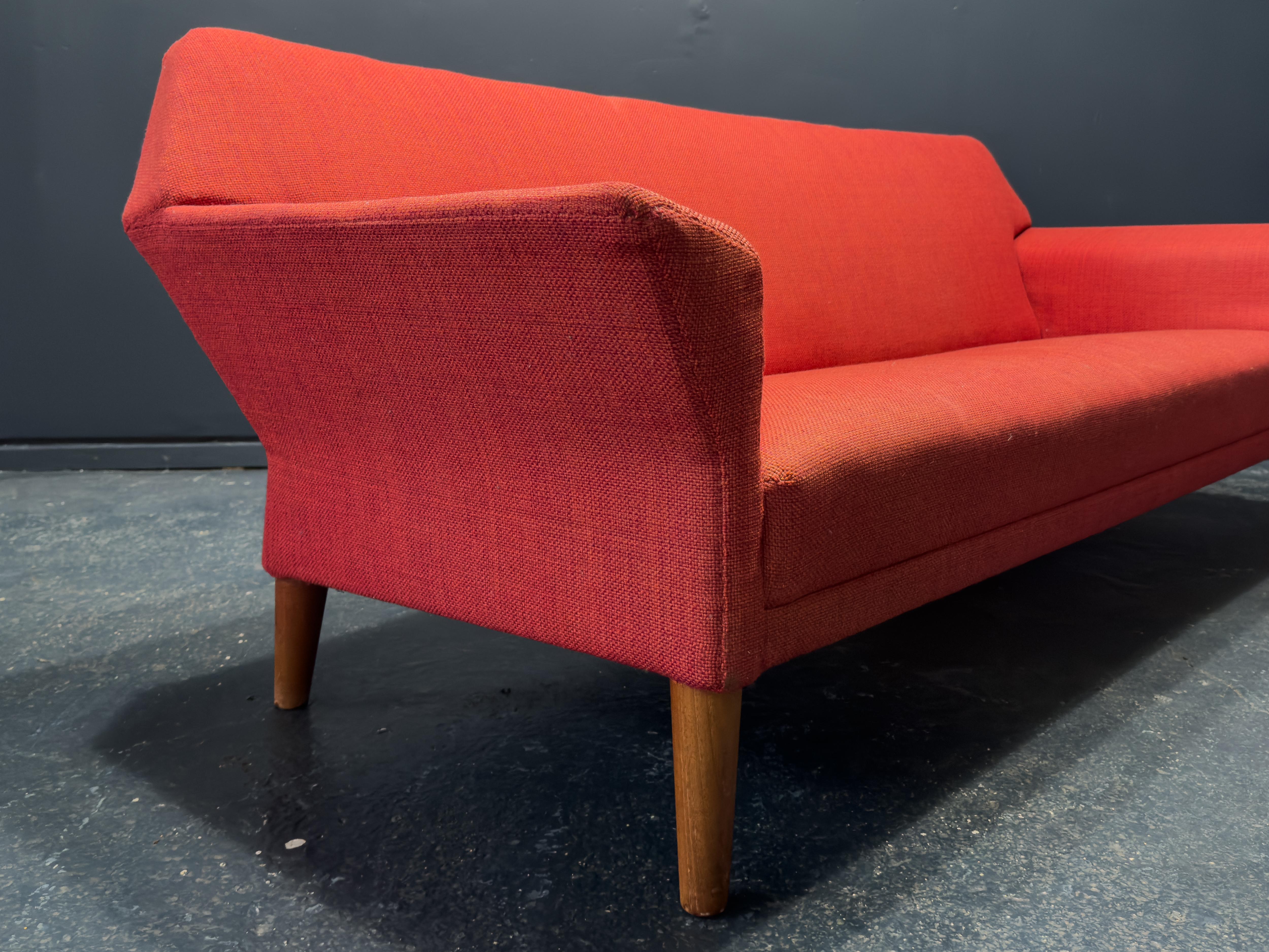 Einar Larsen & Aksel Bender Madsen Red Sofa 1