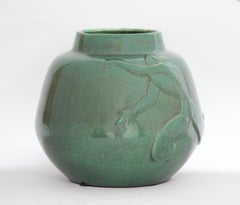 Einar Luterkort Ceramic Vase Swedish Modern, 1930s