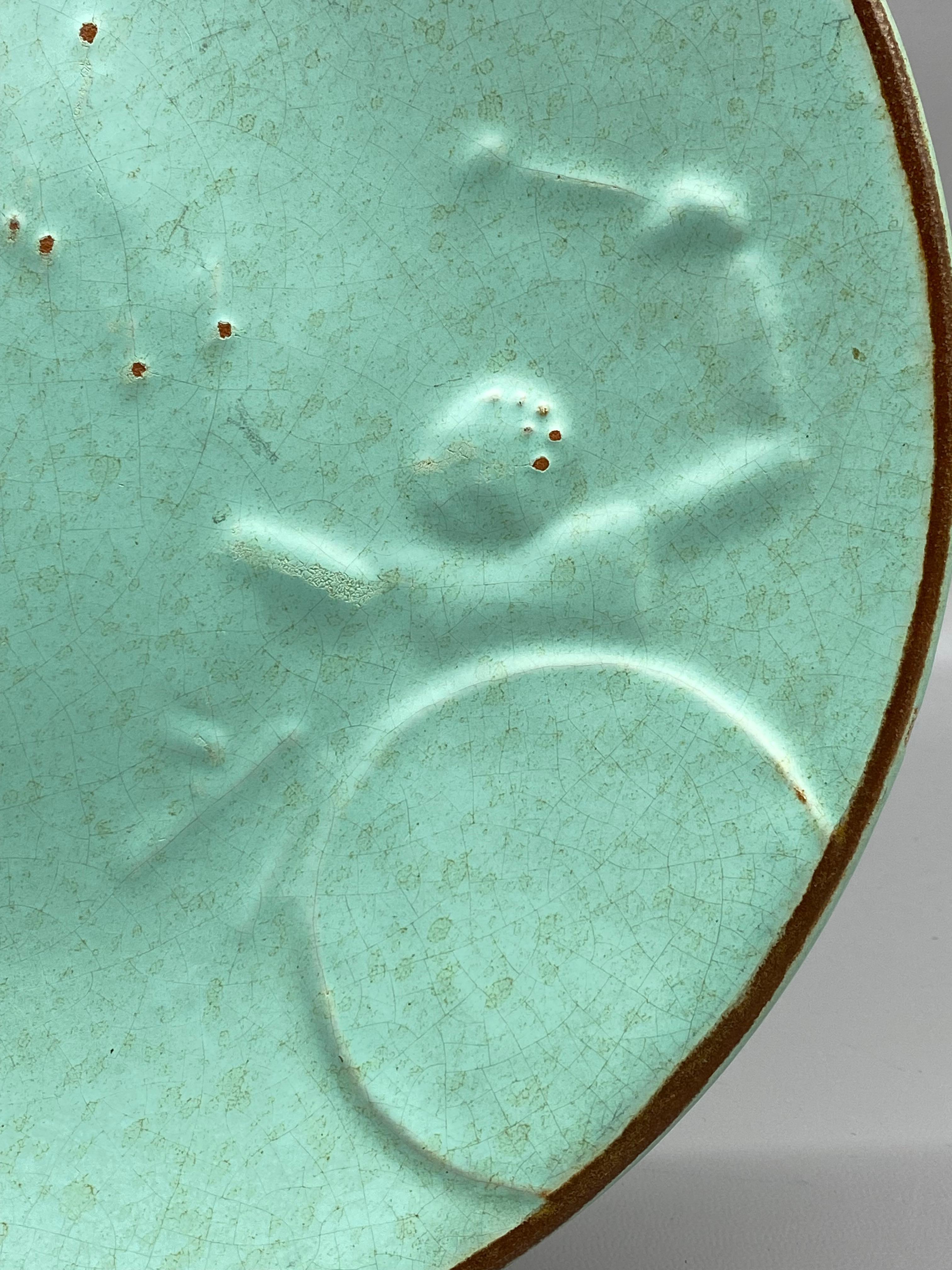 Ceramica Piatto Jazz di Einar Luterkort per Upsala Ekeby Svezia in vendita