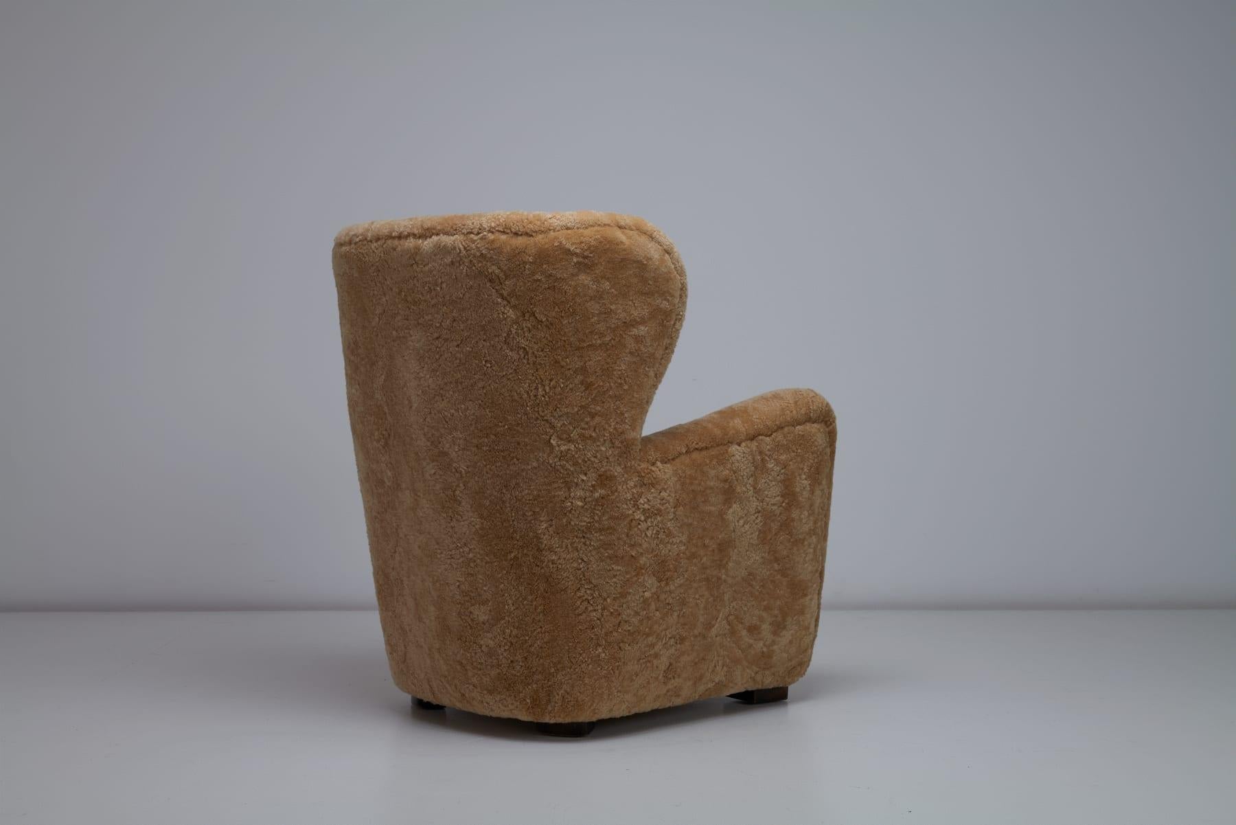 Einar Nordhede, Sillón con respaldo alto, 1942 Danés en venta