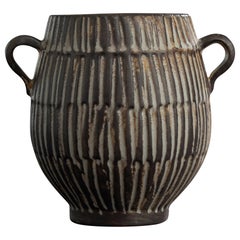 Einer Hellerøe, Vase, Keramik, Dänemark, 1950er Jahre