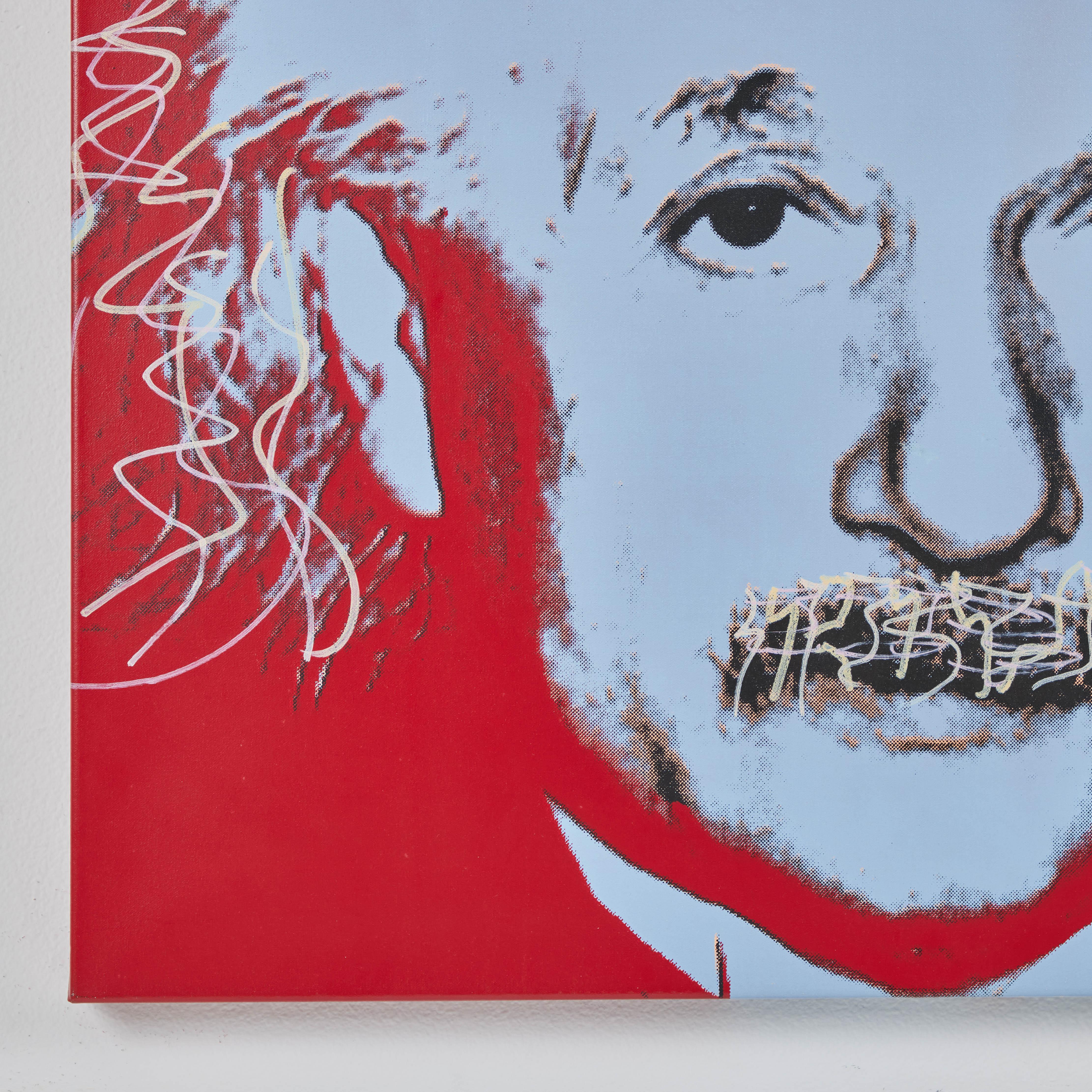 Mid-Century moderno A. Einstein (Serie Omaggio al genio) 1996, Steve Kaufman in vendita