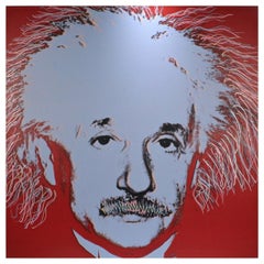 Einstein State I, a Pop-Art Screen-Print of Albert Einstein by Sak Steve Kaufman