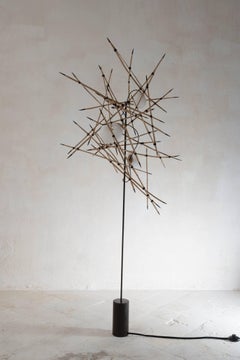 Unico design a stella che si dirama nel pavimento contemporaneo.  di Jérôme Pereira