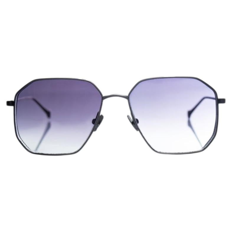 Einstoffen, Metall kunstpilot Sonnenbrille in grau im Angebot