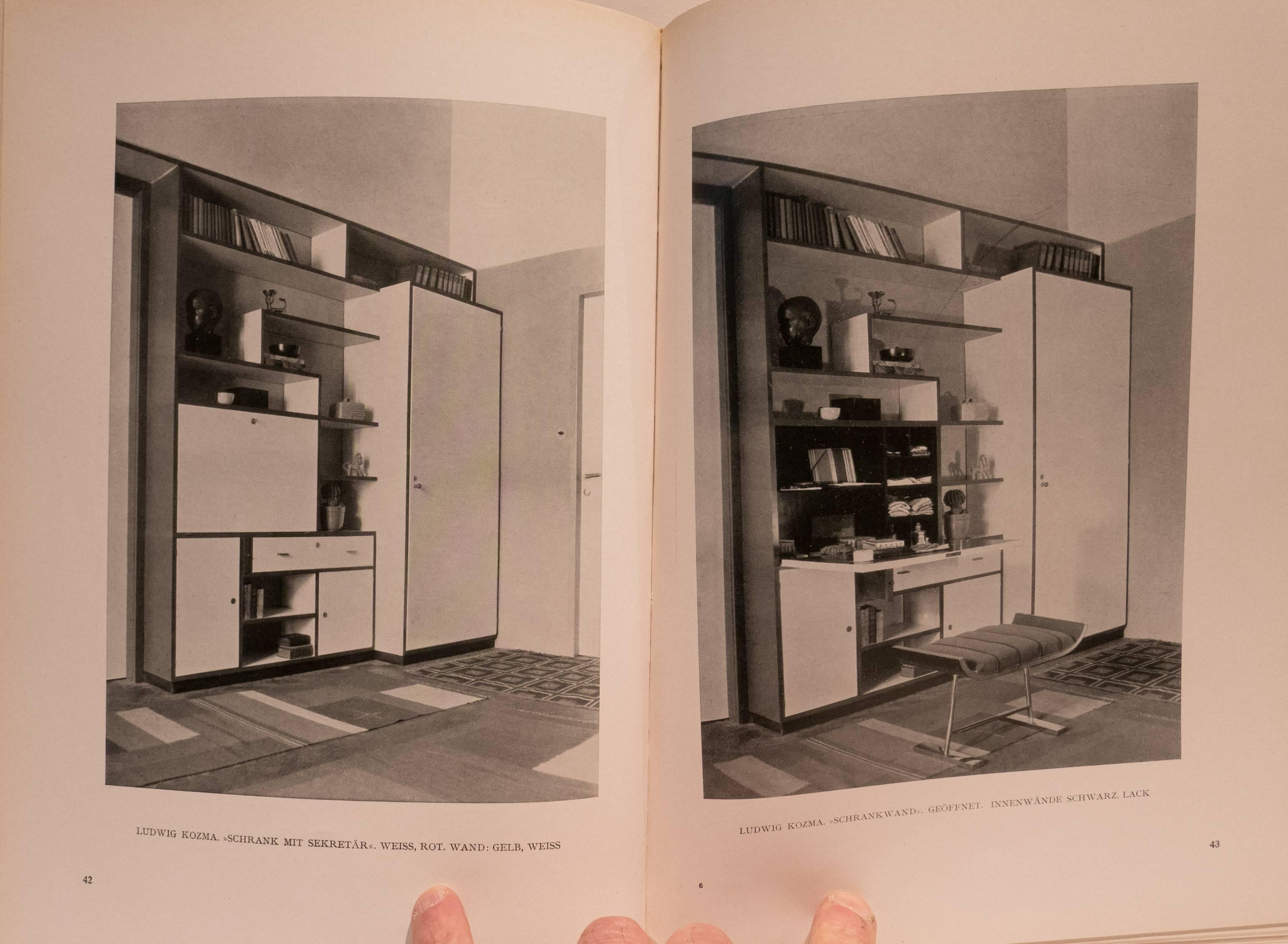 Einzelmöbel und Neuzeitliche Raumkunst Book In Good Condition For Sale In New York, NY
