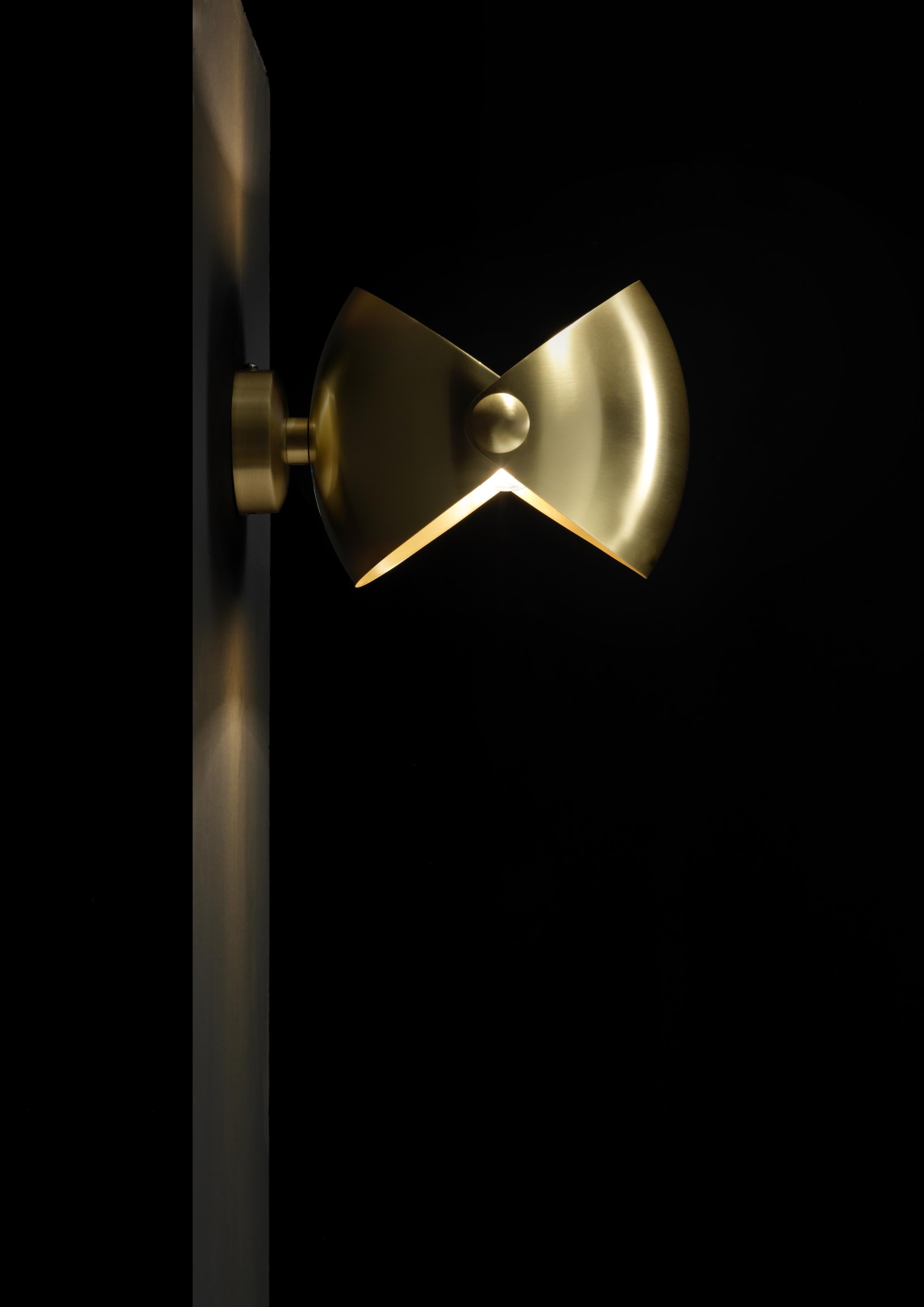 Eirene Brass Italian Floor Lamp by Esperia For Sale 3